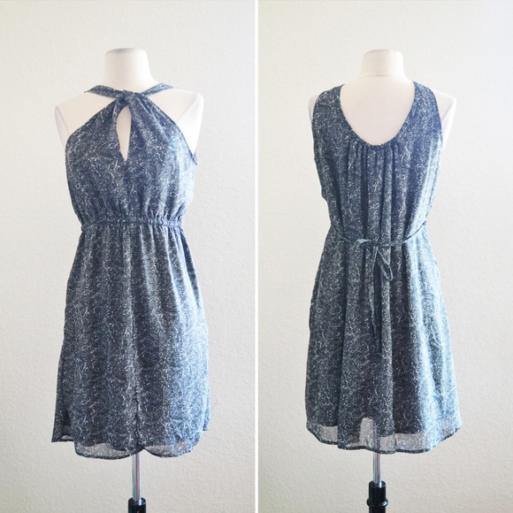 Converse Dresses & Skirts - Converse Gray Pattern Halter Dress Size Small
